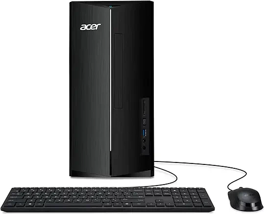 Acer Aspire TC-1780-UA92 Desktop | 13th Gen Intel Core i5-13400 Processor | 8GB 3200MHz DDR4 | 512GB M.2 SSD | SD Card Reader | Intel Wi-Fi 6E AX211 | Windows 11 Home, Black